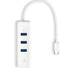 Tp-Link UE302C Adaptador de Red Gigabit USB-C a Ethernet 1000 Mbps Compatible Windows macOS Linux ChromeOS Blanco
